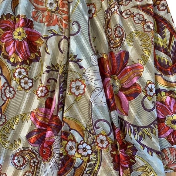 New Floral Sleeveless Eva Blue Dress Size 12 - Picture 6 of 11